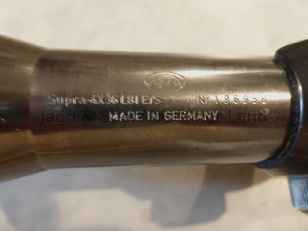 Nickel -Marburg- Supra, 4x36, Abs. 1, Stahltubus