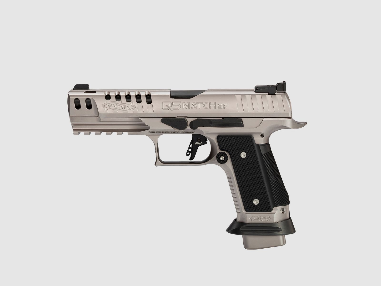 Pistool WALTHER mod. Q5 Match Steel Frame Black Tie 5" kal. 9x19mm, afbeelding 2 van 2