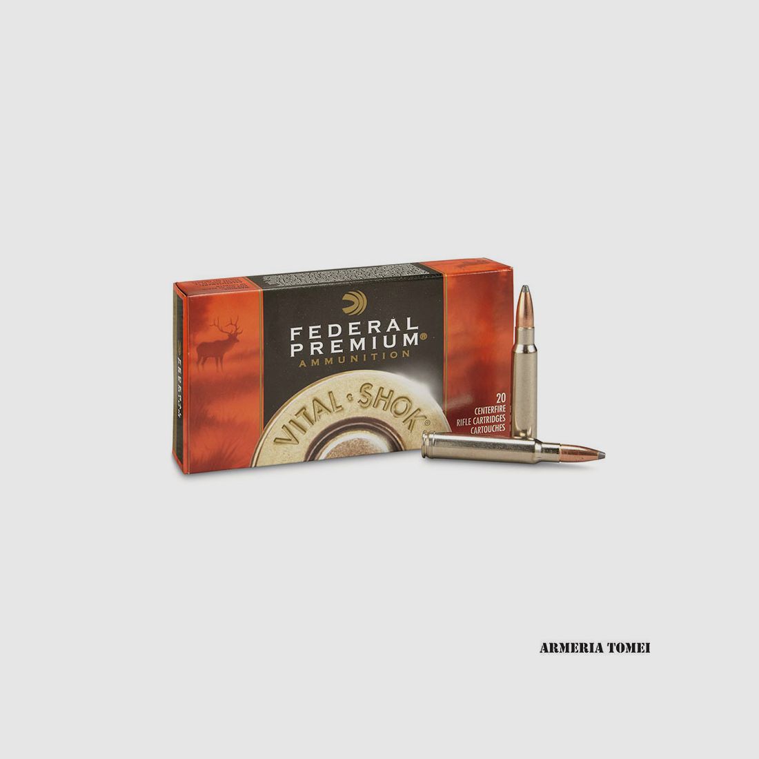 FEDERAL – VITAL SHOK 338 WIN MAG 250gr Nosler PARTITION