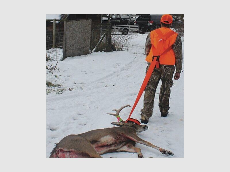 Forearm Forklift Bergehilfe mit Rucksackgeschirr orange