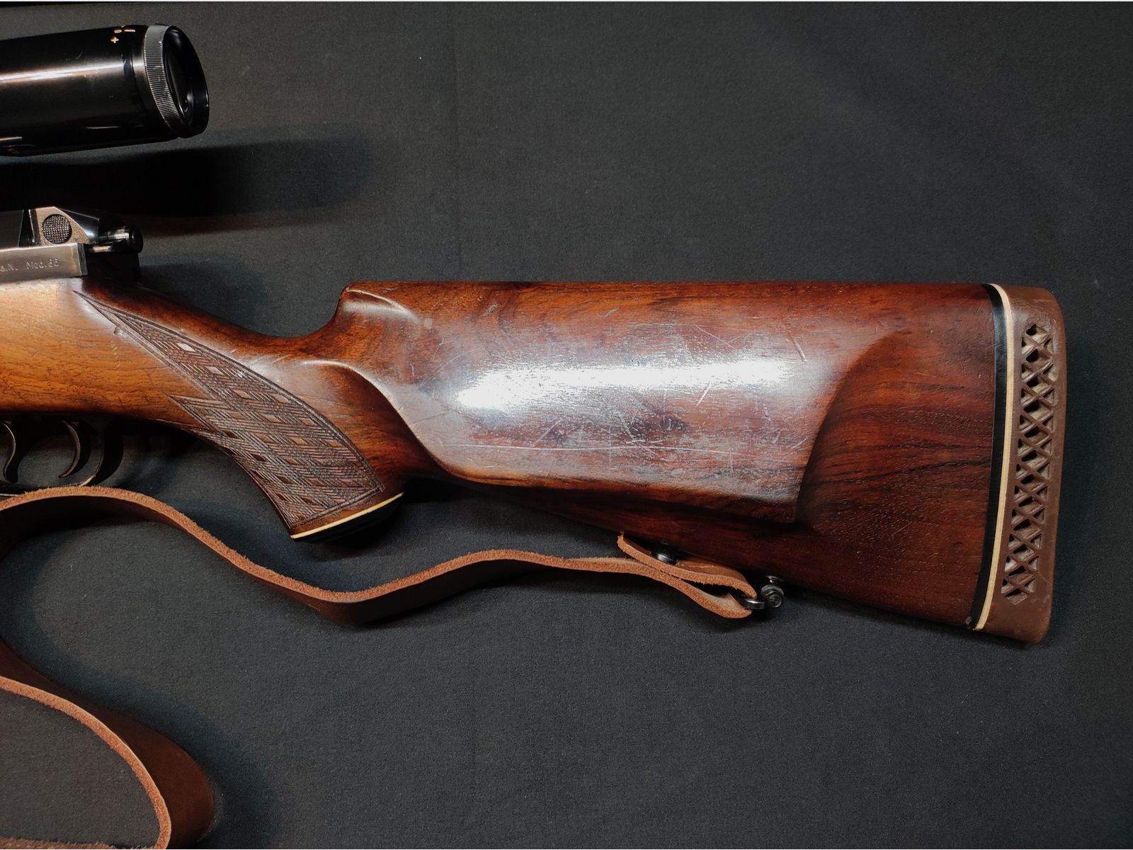 # Mauser Mod. 66 bolt-action rifle caliber 7x64 with Zeiss Diavari-D 1.5–6x – good condition – incl. 139 rounds hunting ammunition