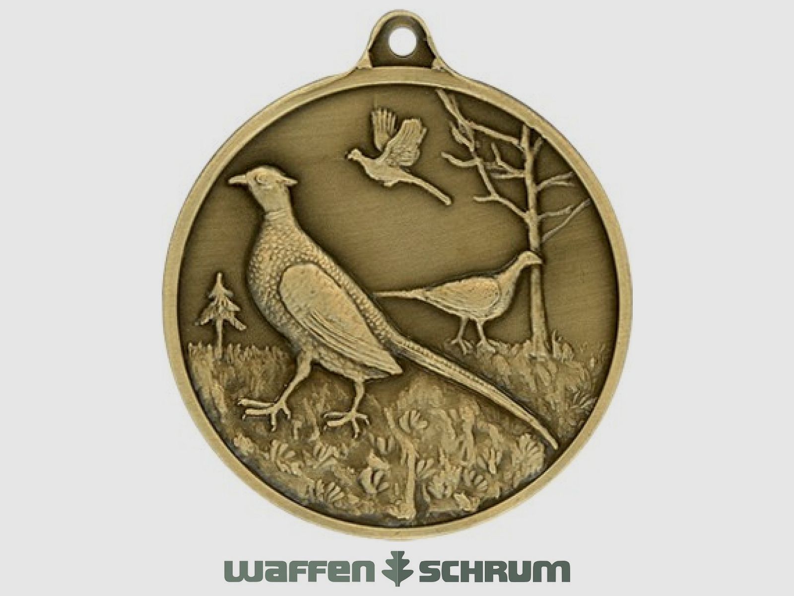 Steinhauer&Lück Jagdmedaille Fasan 40mm Bronze
