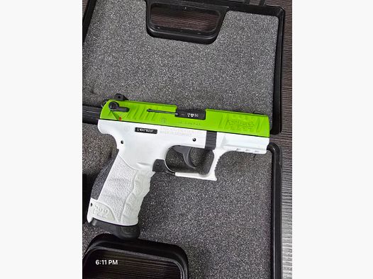 Walther P22Q Grün/ White  Edition