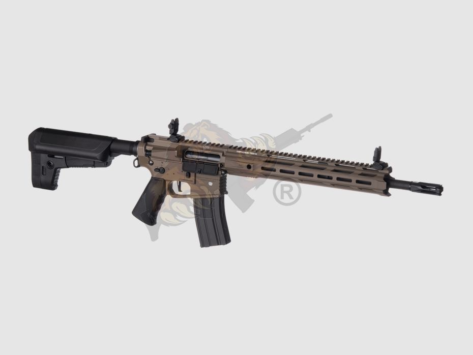 Trident Mk2 SPR-M in FDE Airsoft Frei ab 18 - S-AEG -F- (Krytac)