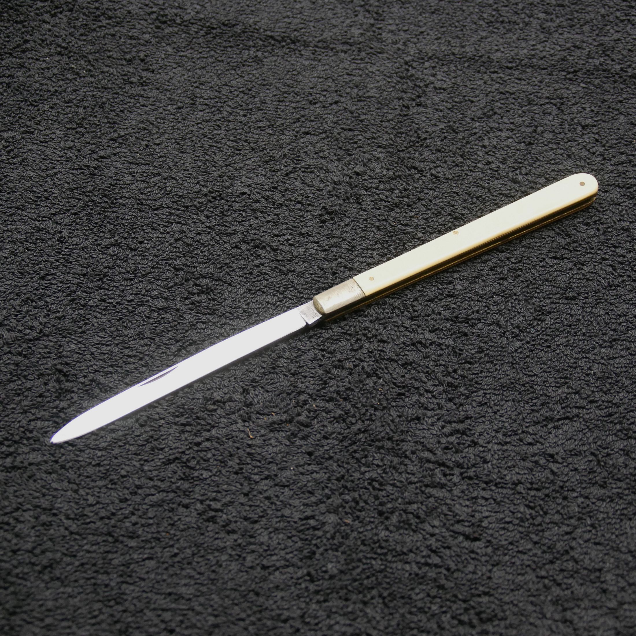 Klappmesser ED. Wüsthof Solingen Dreizack Wurstprobiermesser Rostfrei vintage