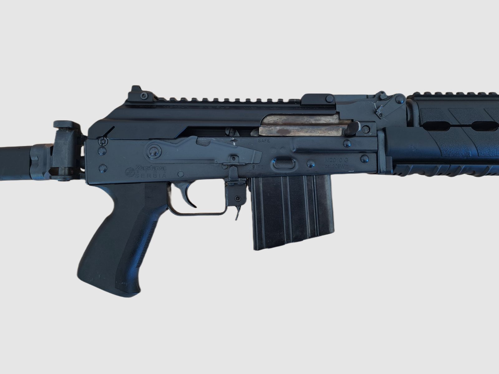 Zastava M2010 / M77 .308 Texas Weapon System Gen-3 Dog Leg Rail  Picatinny