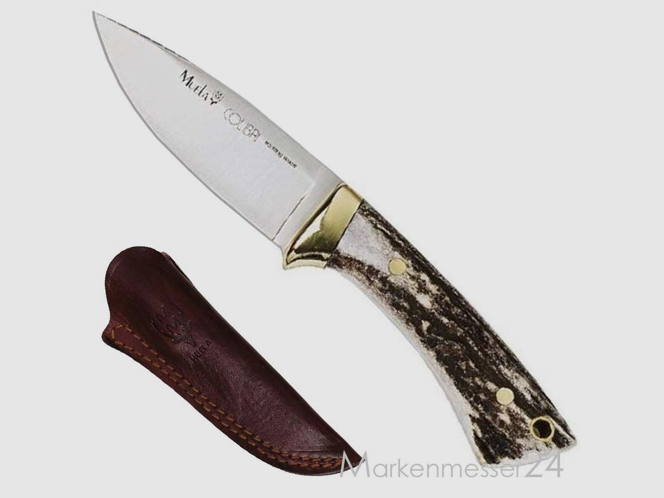 Muela Jagd-Messer Colibri mit hochwertiger Lederscheide
