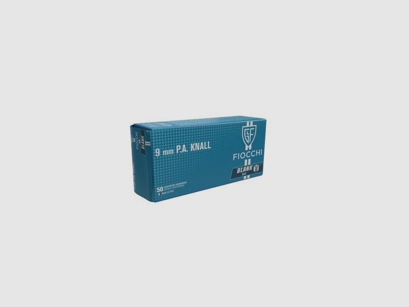 PPU PLATZPATRONEN FÜR SRS-PISTOLEN - 9MM P.A.K. - 50 PATRONEN