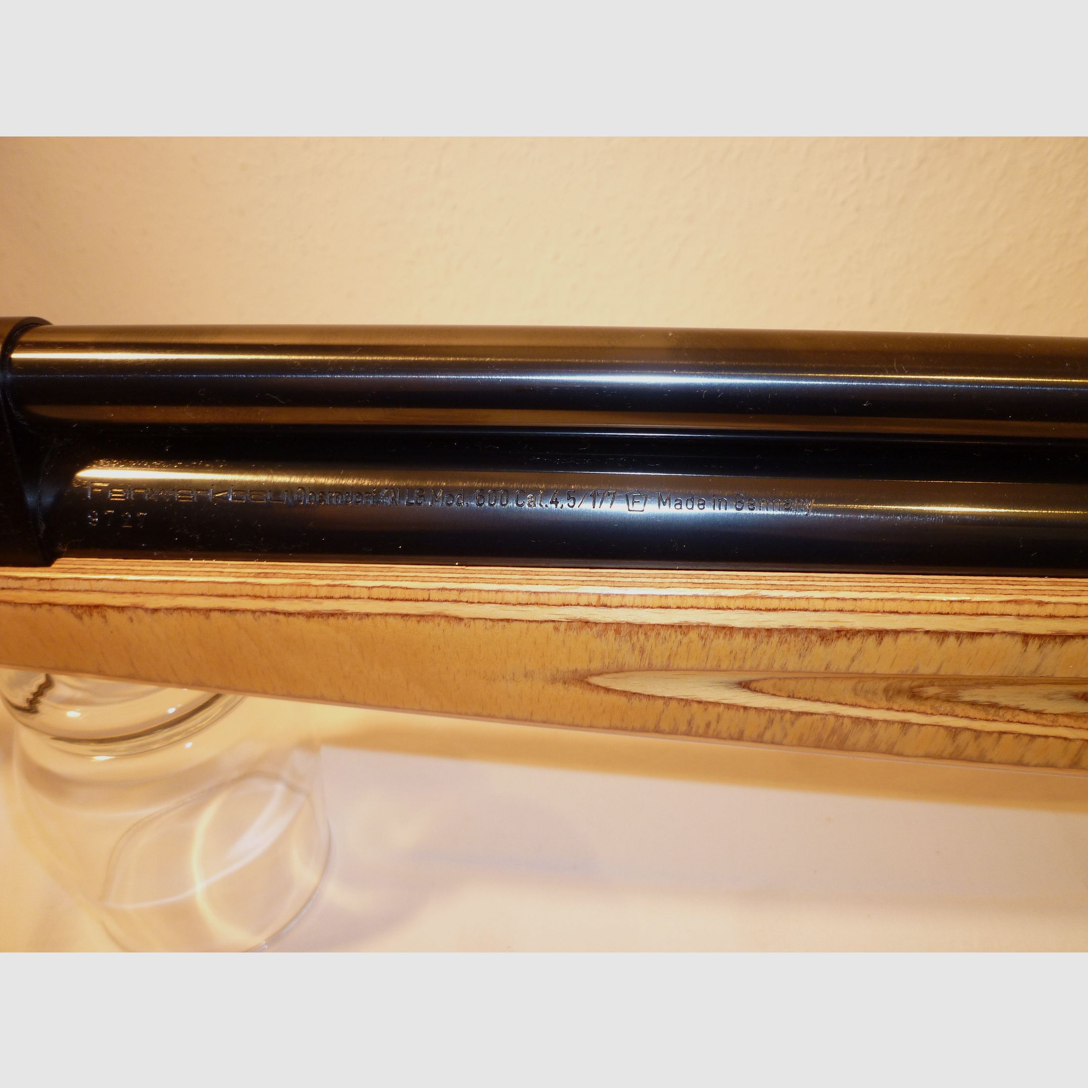 Match air rifle FEINWERKBAU Oberndorf/N 600 right side lever TOP CONDITION !!