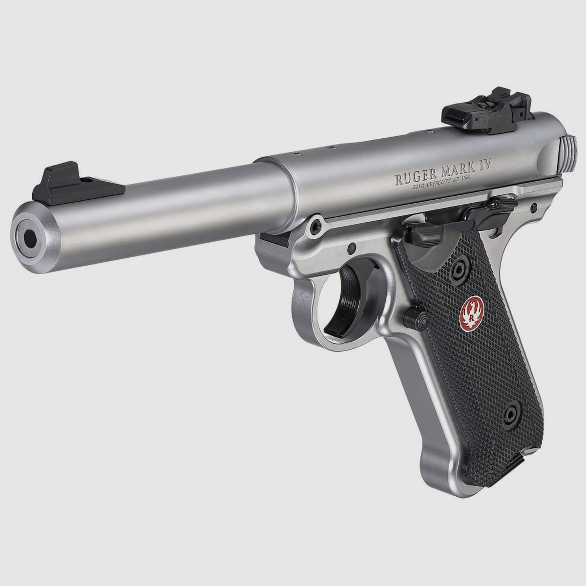 Pistole Ruger Mark IV Target Stainless 5,5" 40103 22LR, Bild 7 von 8