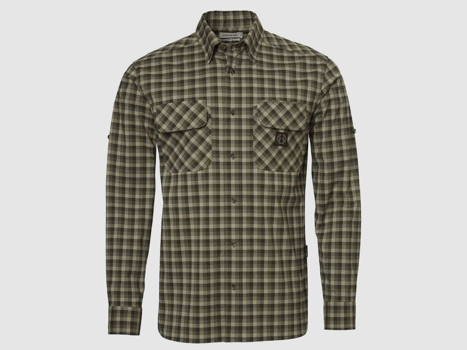 Chevalier Hemd Creek Shooting Fit Mink Brown Checked