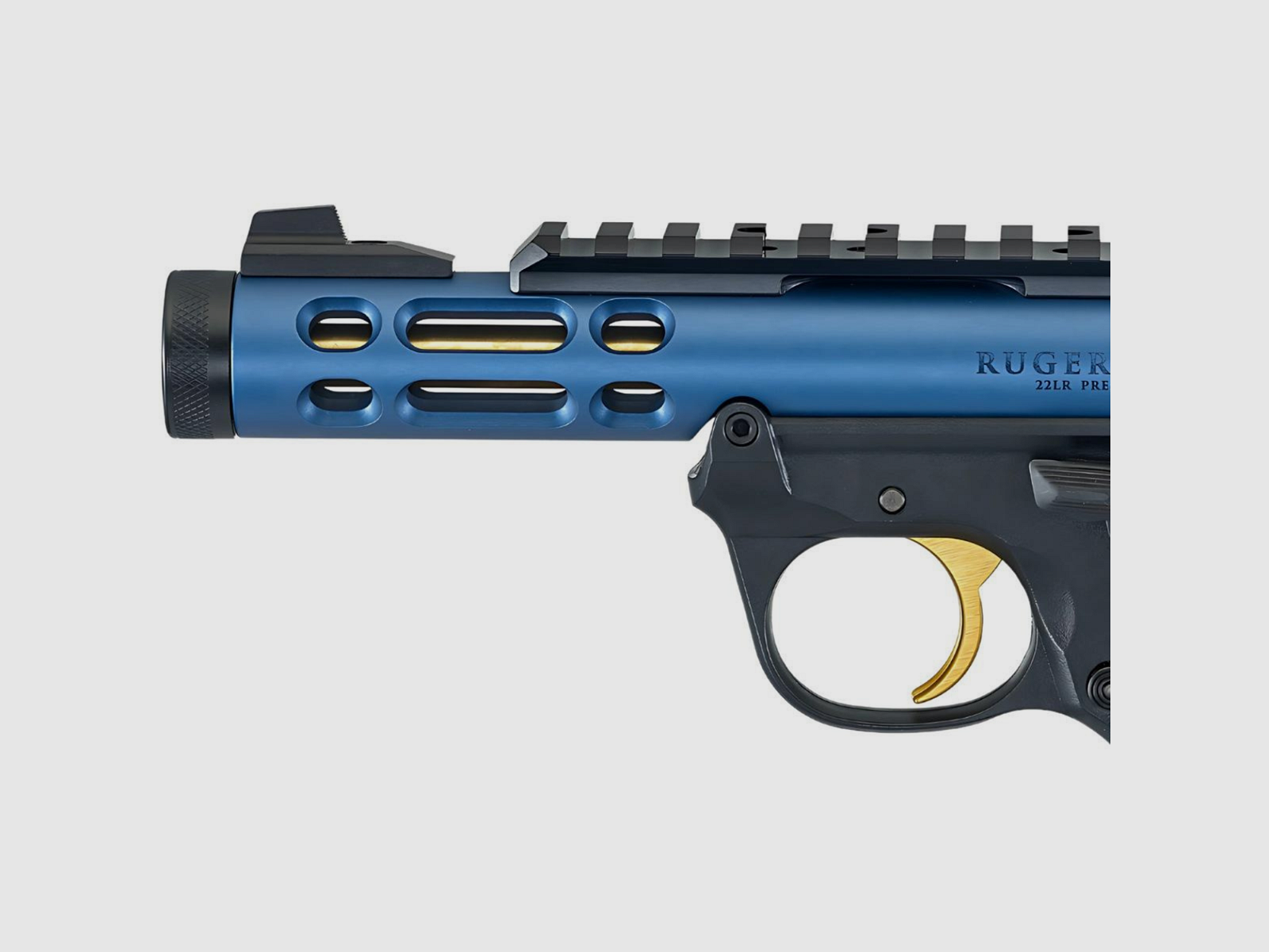 Ruger Mark IV™ 22/45™ Lite 22 LR 4,4 Blue Anodized Checkered 1911-Style, billede 4 af 4