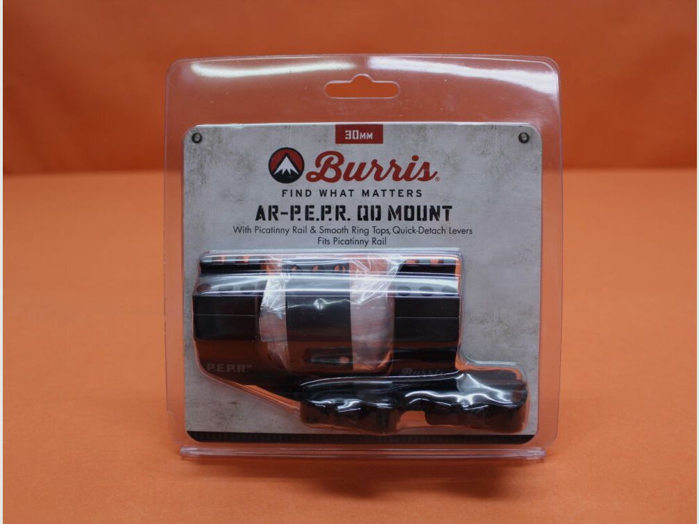 Burris Burris AR-PEPR QD Blockmontage 30mm (410342) Alu schwarz für Picatinnyprofil BH=1"/ 25,4mm