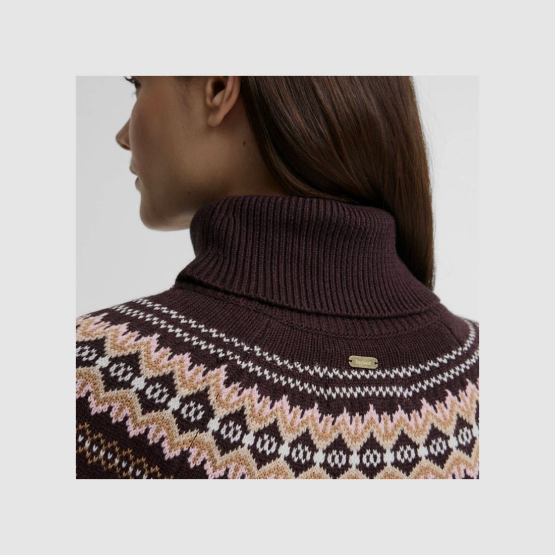 Barbour D-Rollkragen-Pullover Darwen mit Fair Isle Muster, Bild 12 von 12