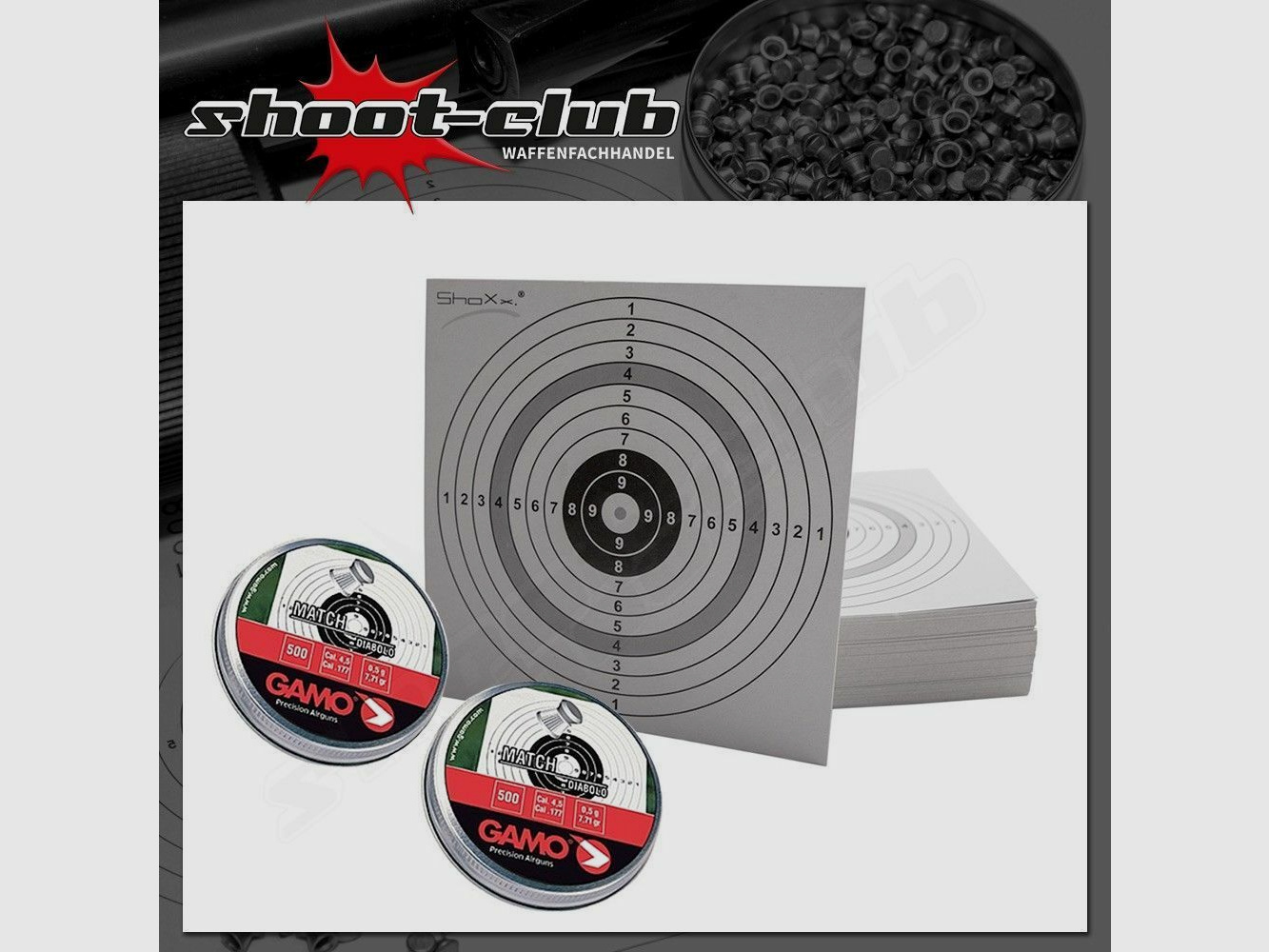 GSG	 Gamo Match Diabolos Kal. 4,5mm 1.000 Stück + 250