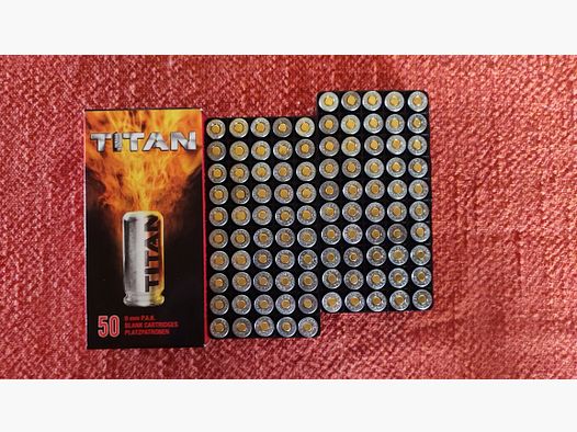 150 Platzpatronen Schreckschussmunition 9 mm PAK