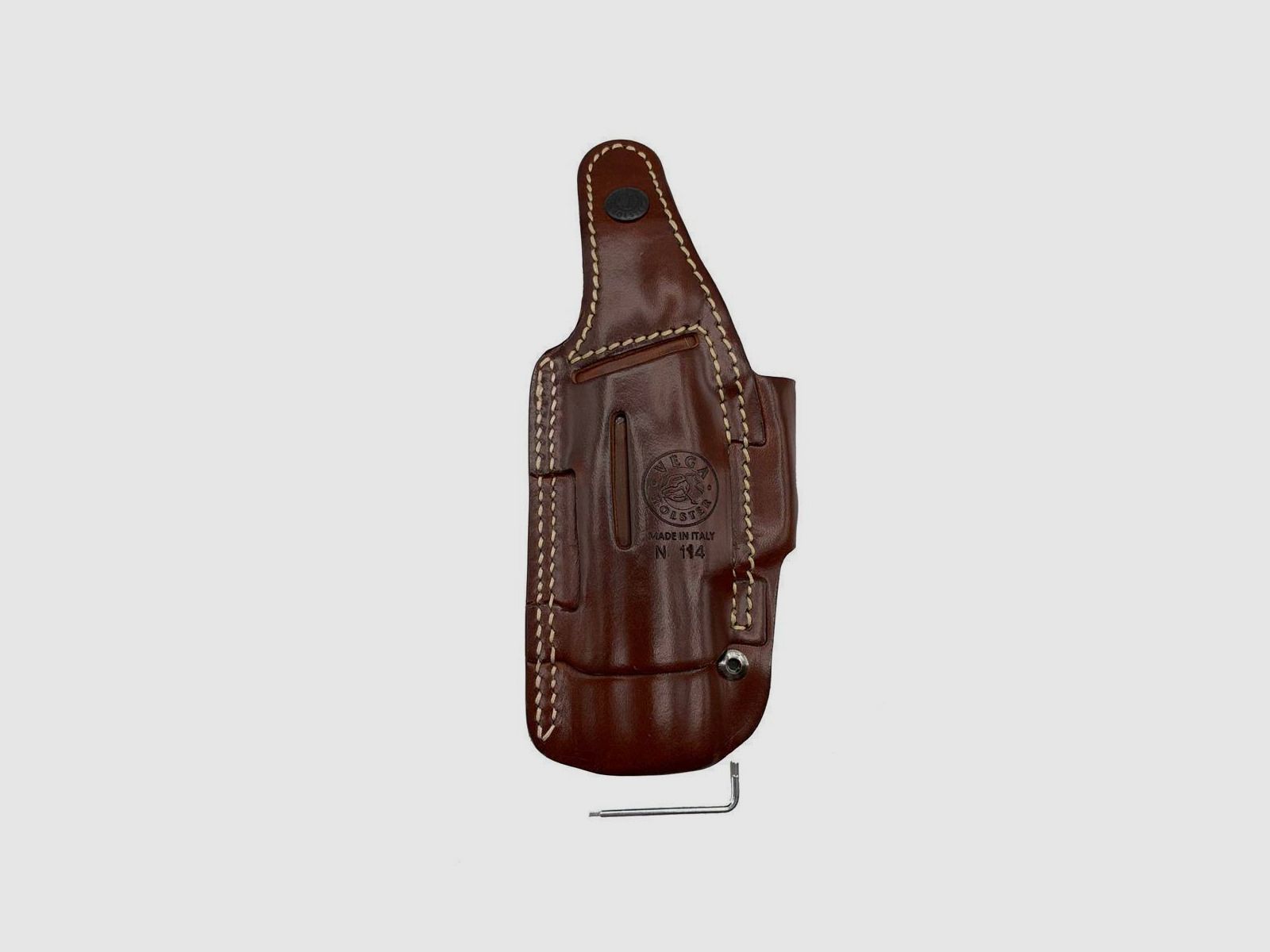 Schnellziehholster mit drei Tragepositionen Glock 42-Braun-Linkshänder