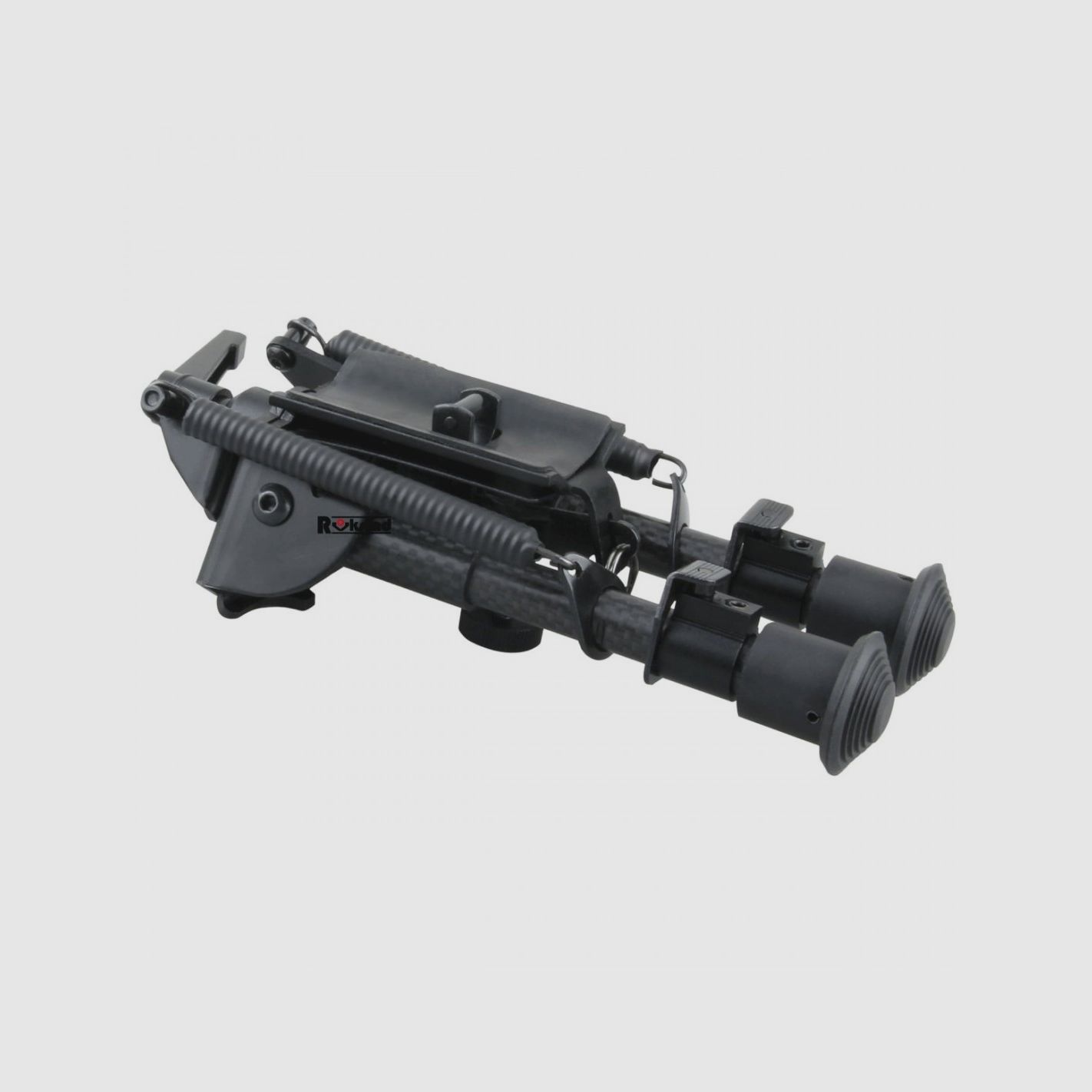 Carbon Fiber 6-9" Swivel Spring Bipod, immagine 2 di 13