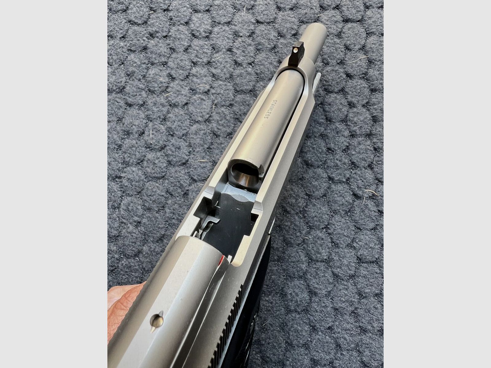 Beretta 92FS INOX, stainless, Edelstahl, Kal. 9mm Luger, 9x19mm 9mmLuger, 9x19mm