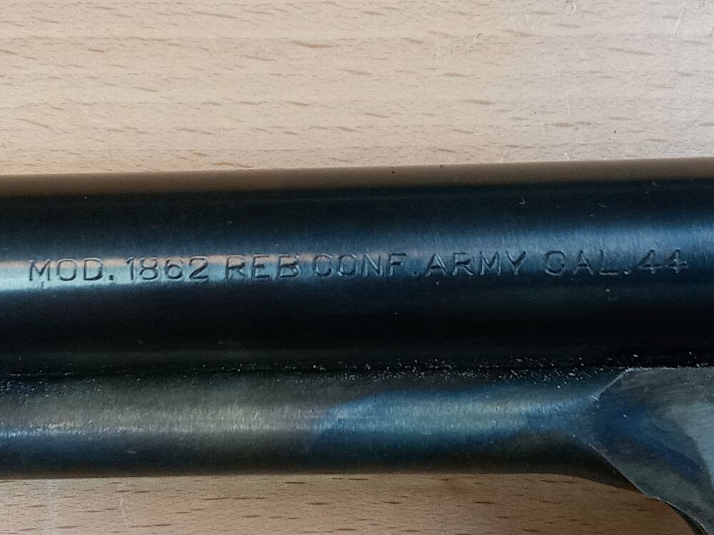 Originele Hege -Uberti Model 1862 Reb. Conf. Leger