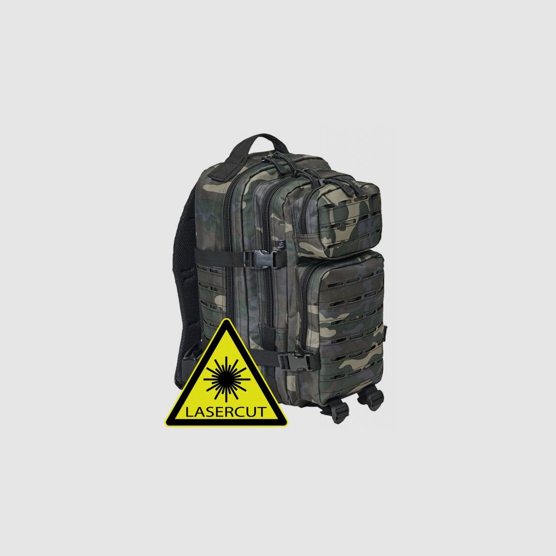 Brandit US Rucksack Cooper LASERCUT - Medium - 25 Liter - Dark Camounflage