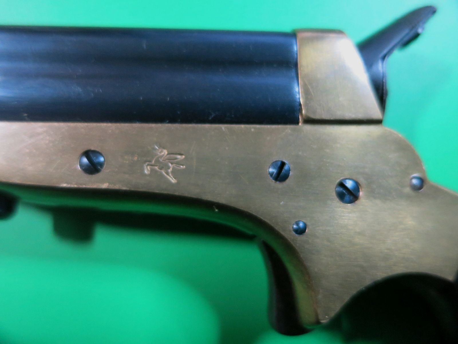 Uberti New Derringer Pepperbox 4-Lauf-Pistole im Kaliber .22 short, Kopie der Sharps Pepperbox     #54