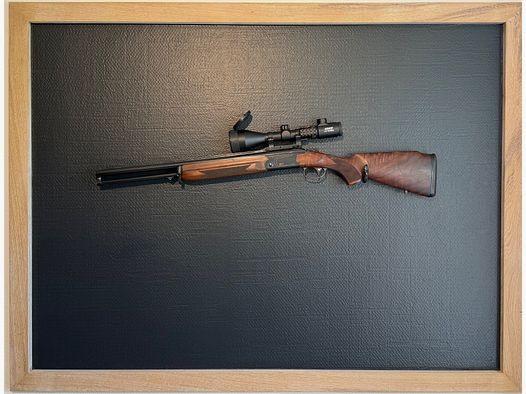 Valmet 412 S over-and-under shotgun caliber 12/70 & .30-06 Sprg. including DonTop 2.5–10x56 scope + interchangeable barrel 9.3x74R + insert barrel