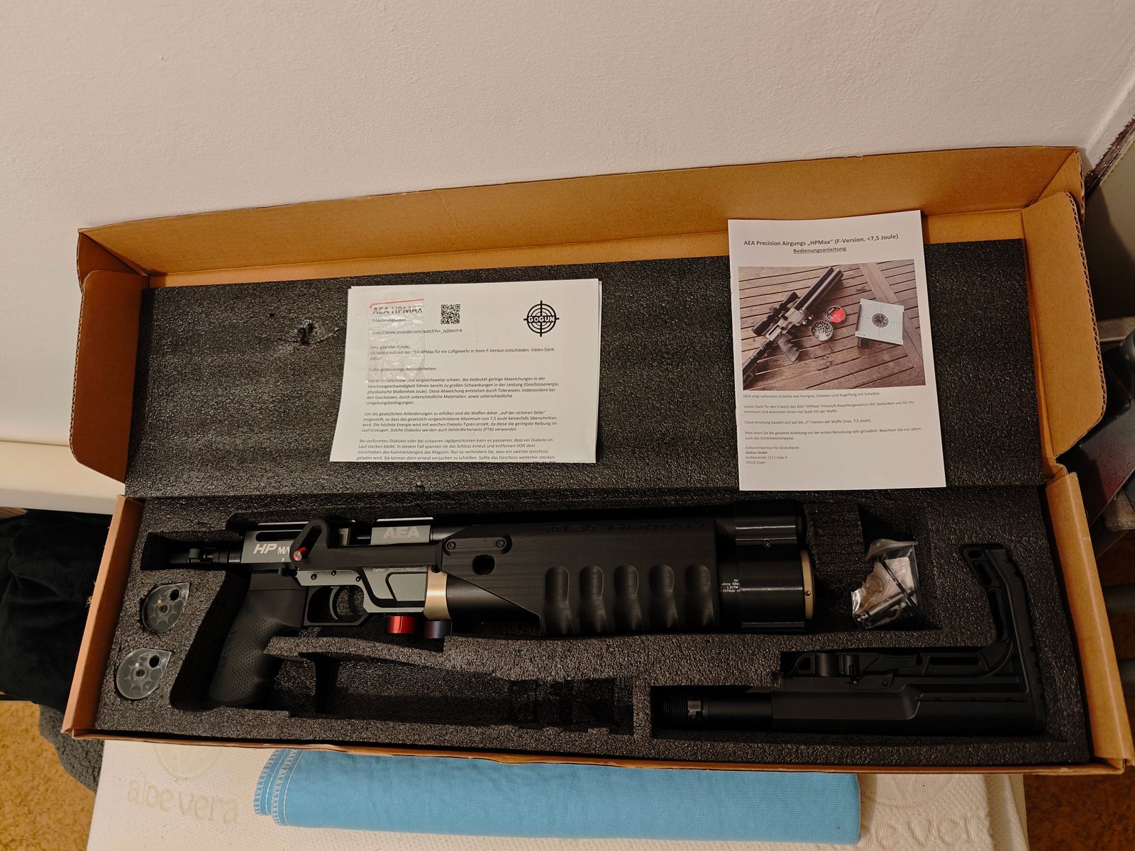 AEA HPMAX mk1 mit Pumpaction-Kit