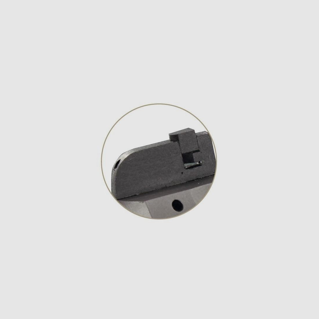 WAIMEX Korn f. S&W Pistolen mit Prisma 2-Stufen-Korn (3,20mm breit)