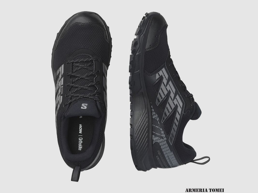 SALOMON – HERREN – WANDERSCHUHE GTX Schwarz / Pewter / Frostgrau, Bild 3 von 6