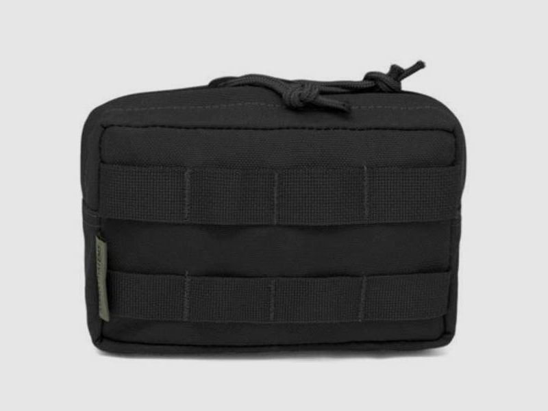 Small Horizontal MOLLE Pouch Zipped, black, Bild 1 von 3