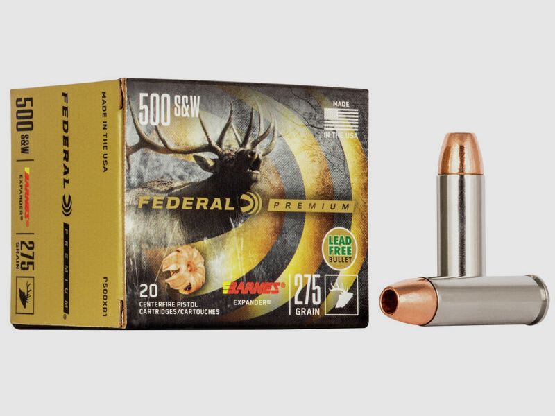 Federal Premium Barnes Expander .500 S&W 275GR HP 20 cartridges