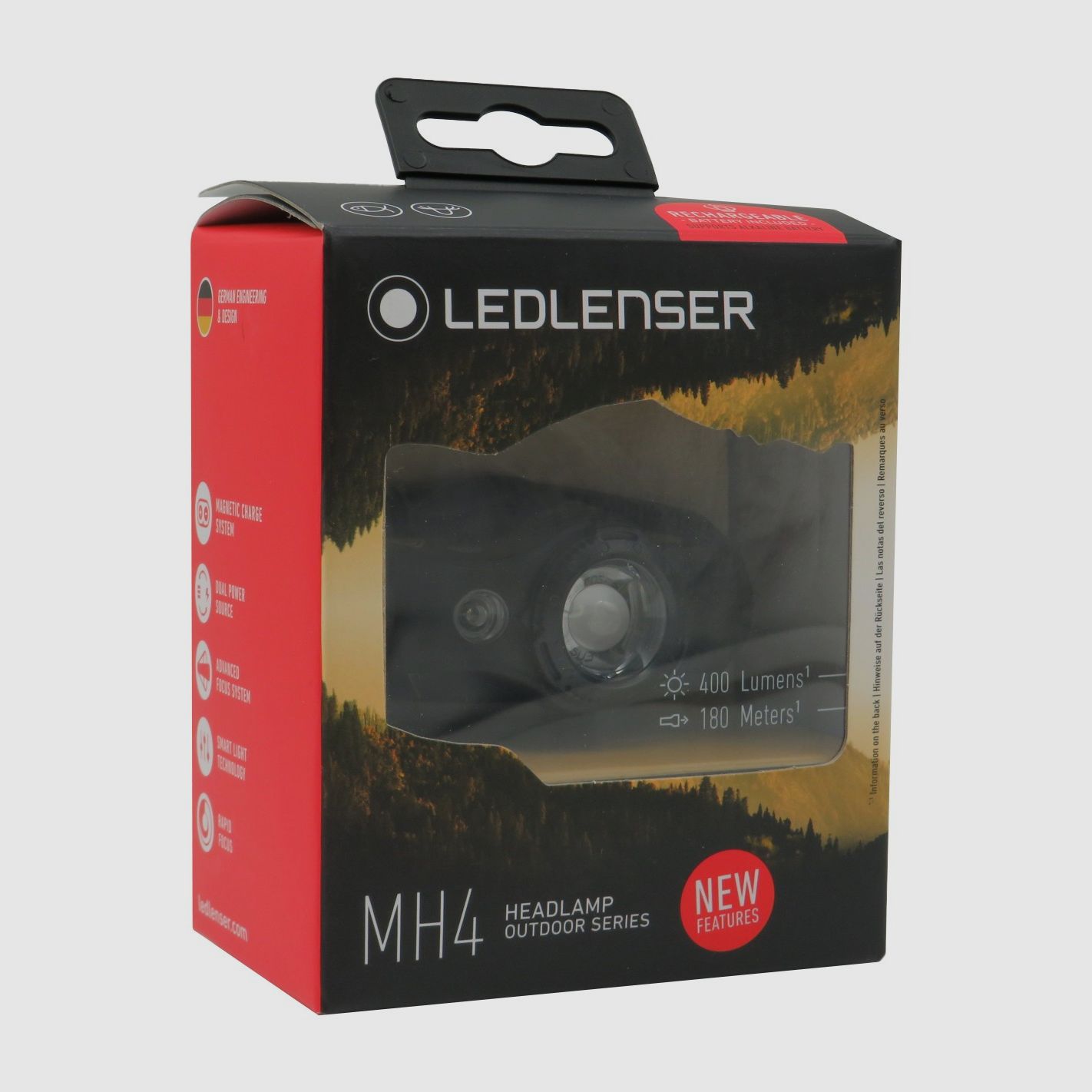 Ledlenser MH4 Black Stirnlampe, Bild 5 von 5