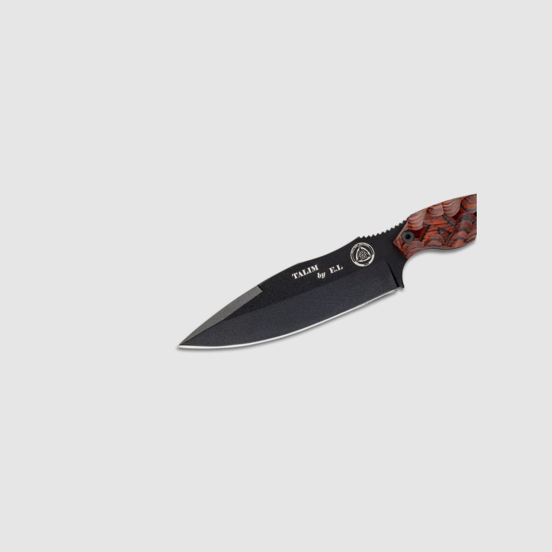 WILDSTEER TALIM HANDLE PAKAWOOD COCOBOLO TOXIFIED BLACK BLADE KYDEX SHEATH, image 2 of 4