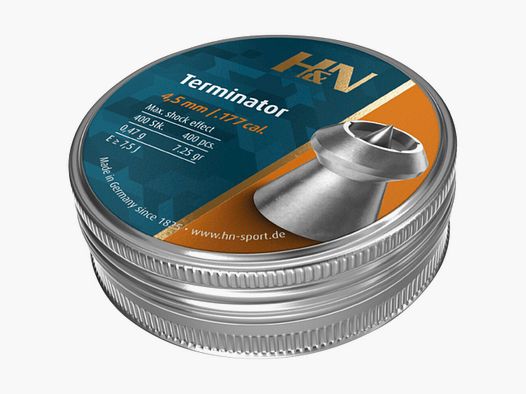 Haendler & Natermann 4,5mm Diabolo Terminator 0,47g (Calibre 4,50)