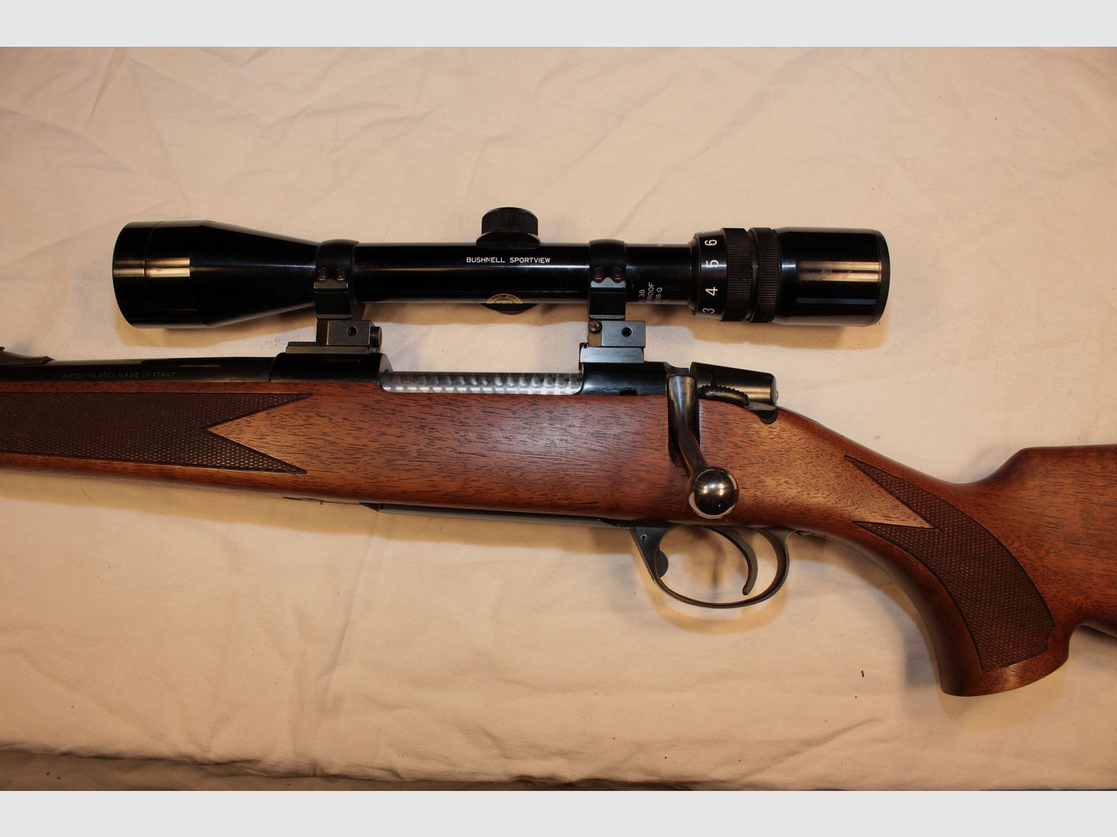 Zolli repeater with left-hand system and left-hand stock.