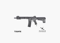 Delta Armory M4 AR15 M-LOK 10 inch CHARLIE GATE PULSAR HPA Airsoft geweer in carbon