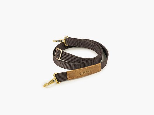 Carrying strap for gas bag "Beuteltier", brown