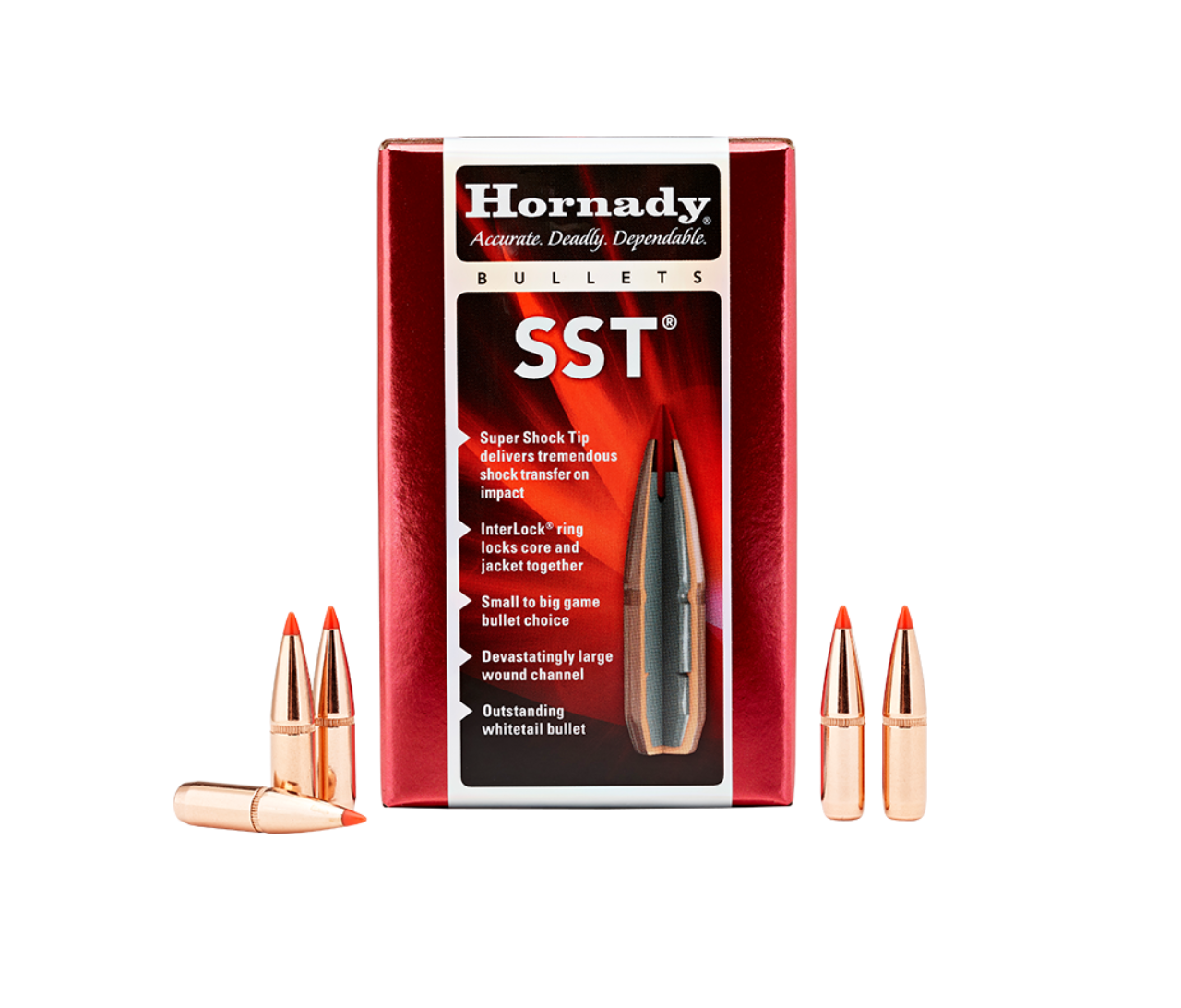 Hornady – Projectiles 30 CAL .308 165 GR SST© 100 pcs., image 1 sur 3