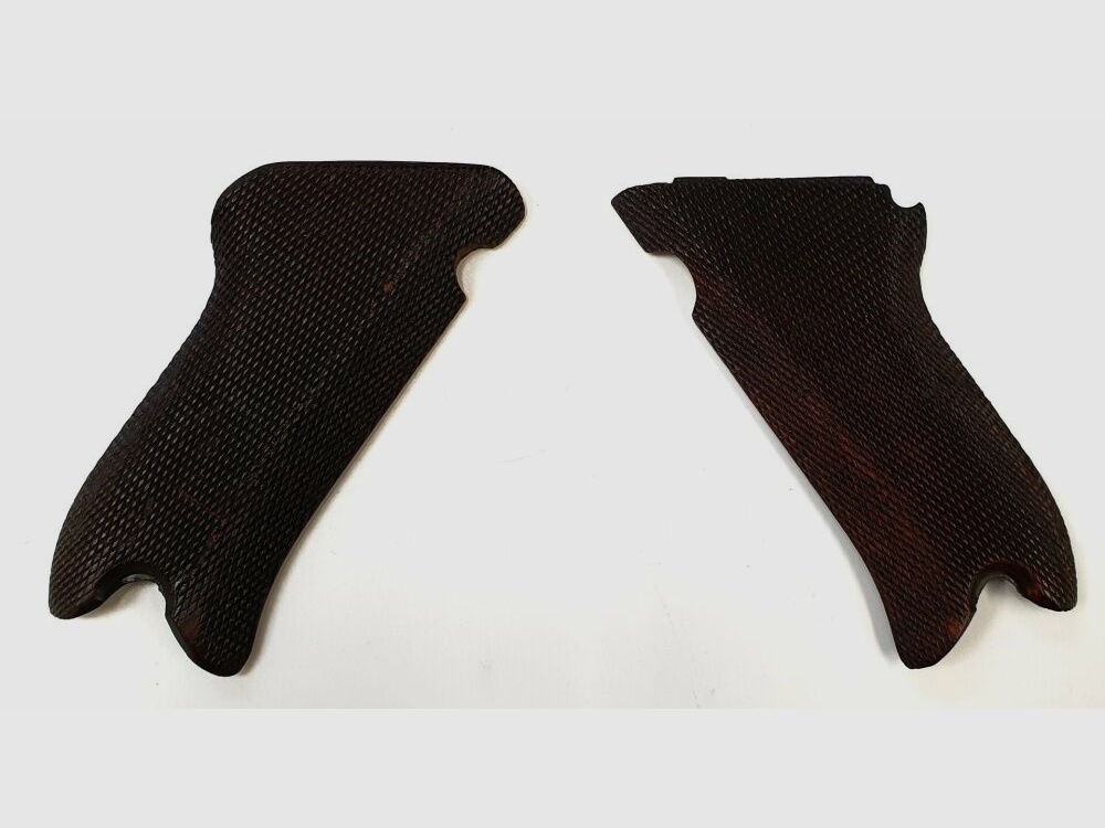 Mauser Griffschalen Luger 08, P08 Holz Links und Rechts