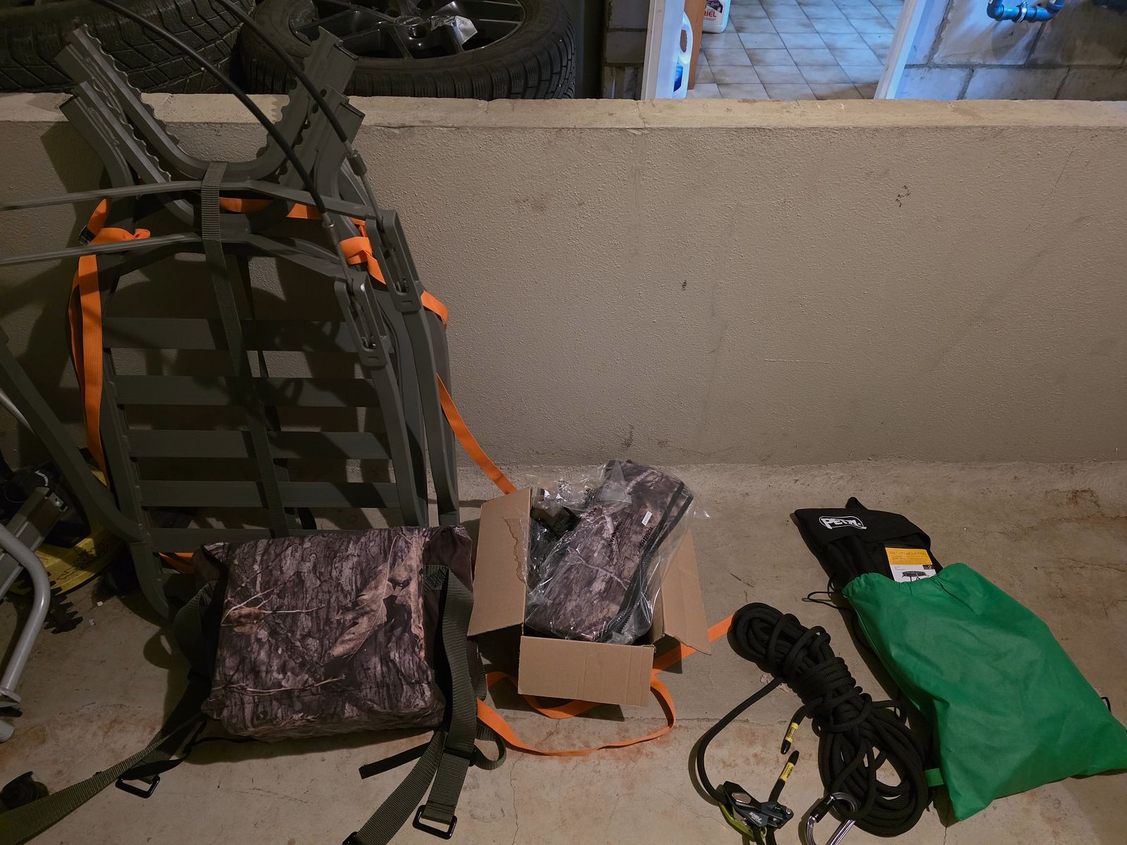 Klettersitz Summit Titan SD und Zubehöhr NEU