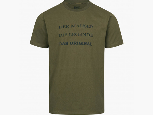 Mauser Heren 98 Jubileum T-shirt "Legende" (olijf) | M