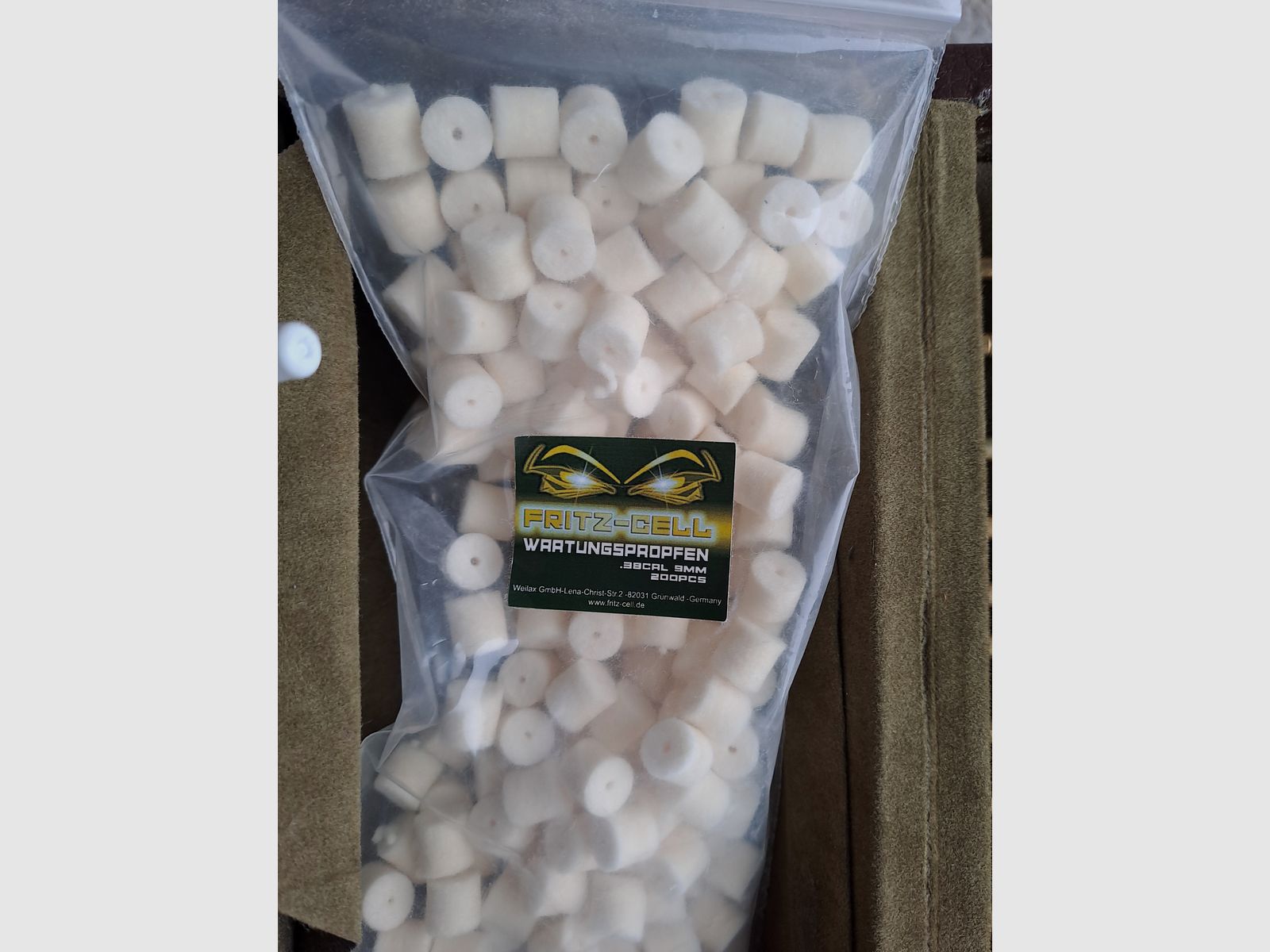 Convolto di pulizia KK, 9 mm, fucile Cal.12