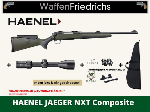 HAENEL	 JAEGER NXT Composite Komplettset Jungjäger "Horrido"- Waffen Friedrichs