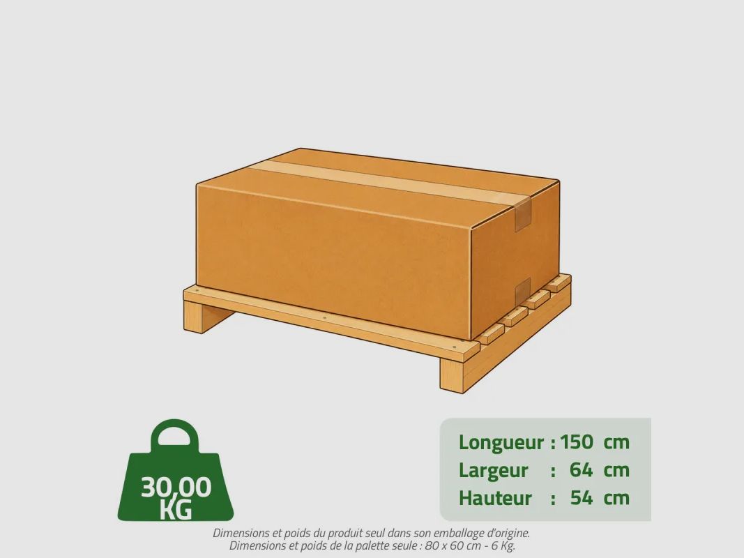 Garde-manger Masy 240 aus Buchenholz, 6 Schubladen, Höhe 150 cm, Bild 9 von 9