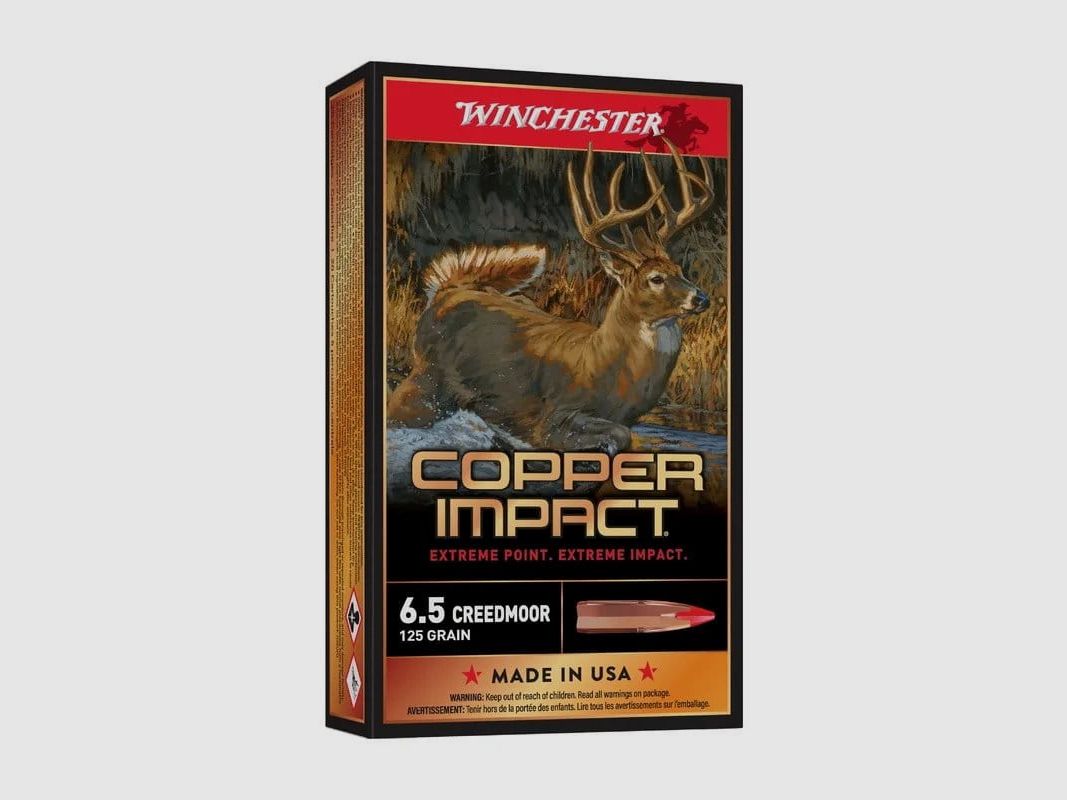 Winchester Extreme Point Copper Impact 6,5 Creedmoor. 140 Gr. - 20 pz.