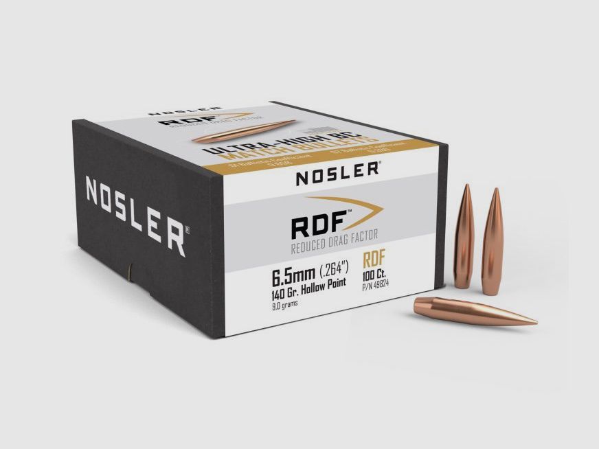 NOSLER GESCHOSSE 6.5MM 140GR RDF