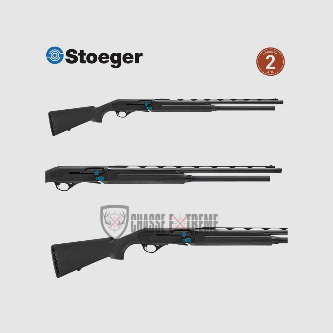 Geweer STOEGER M3000 M3k 3-Gun Kal. 12/76 10+1