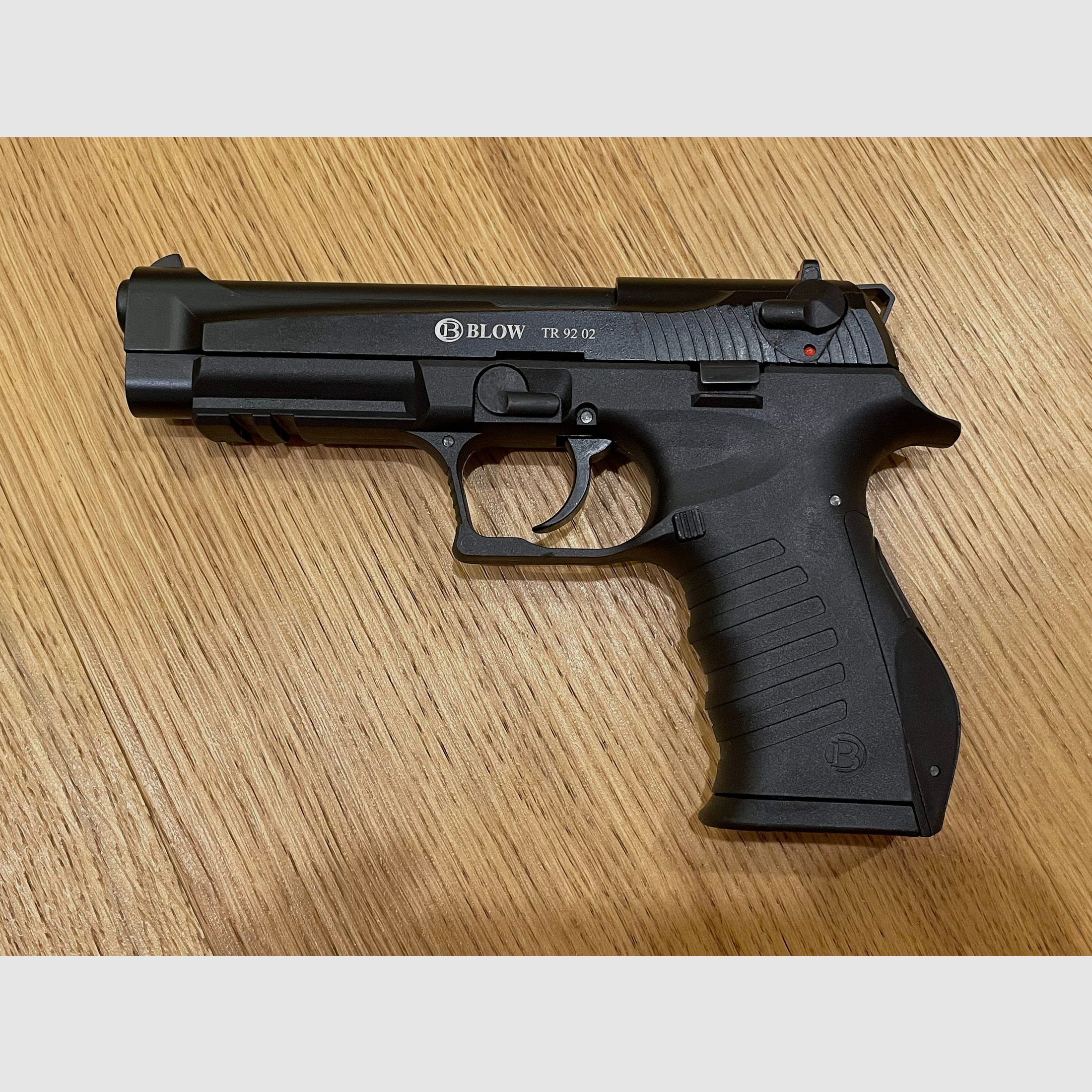 BLOW TR92-02 Black – 9 mm P.A.K. / Beretta M9A3 / M9A4 Style – Wysyłka na terenie całej UE / EU-Wide Shipping, zdjęcie 1 z 11