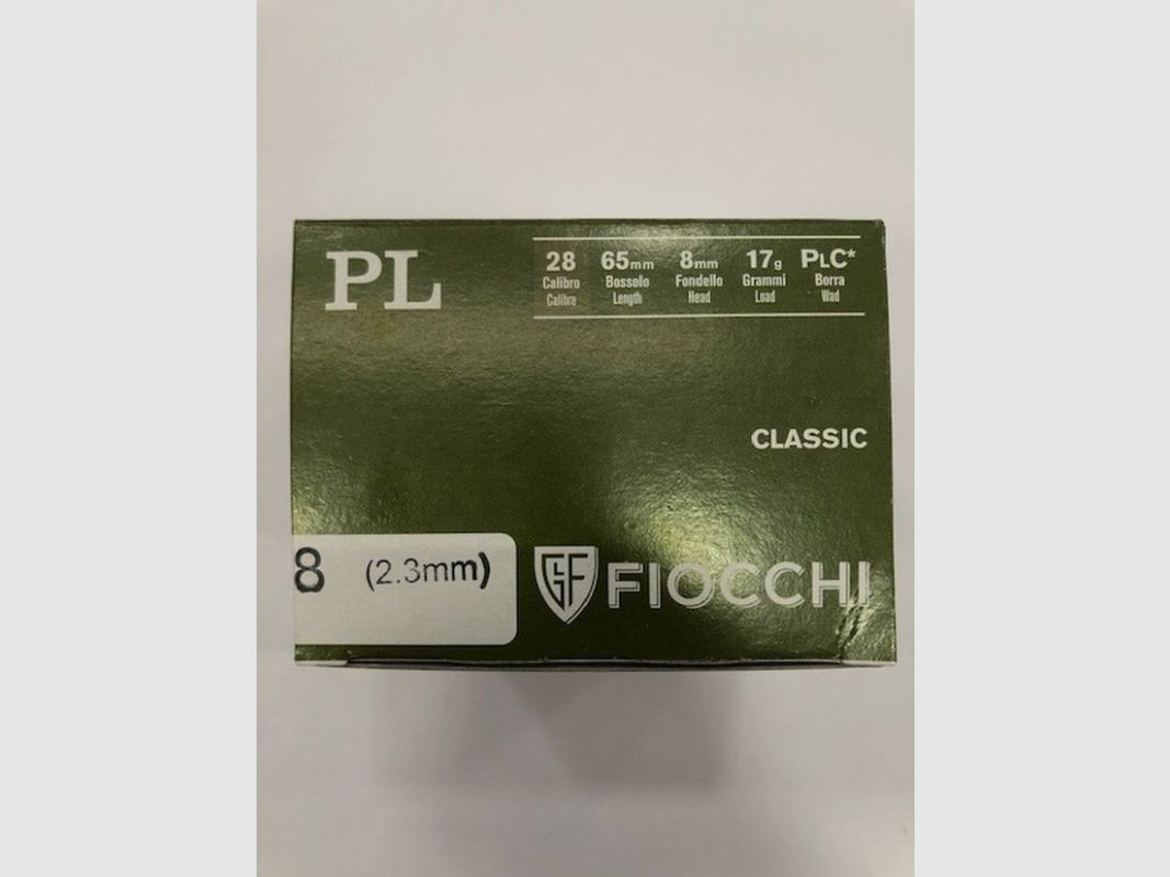 FIOCCHI CART CLASSIC C28 PL28 PB 8